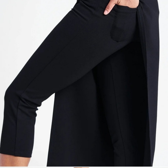 Betabrand the sassiest pants skirt overlay ponte black medium long - Picture 5 of 10